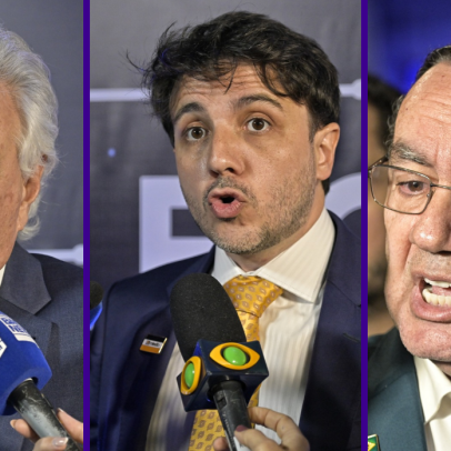 Trio de candidatos transforma debate em palco de críticas a Lula e Flávio