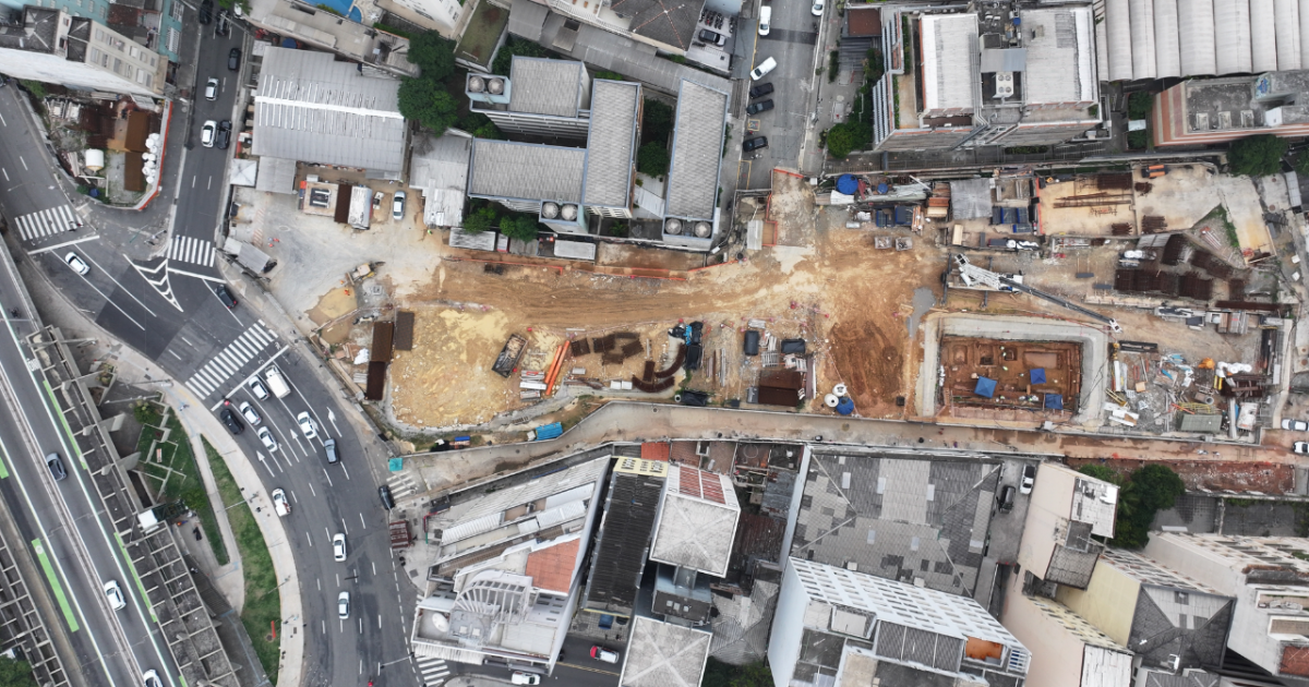 Obras da estação 14 Bis-Saracura são paralisadas após novos achados arqueológicos