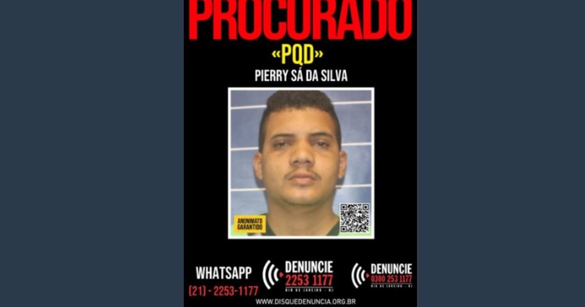 “PQD”, líder do Comando Vermelho, é morto no Rio de Janeiro