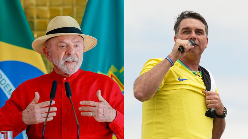Lula participa de sabatina na Globo; Flávio não tem agenda pública