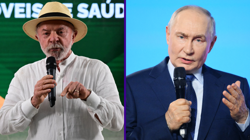 Lula e Putin falam em telefonema e discutem situação geopolítica