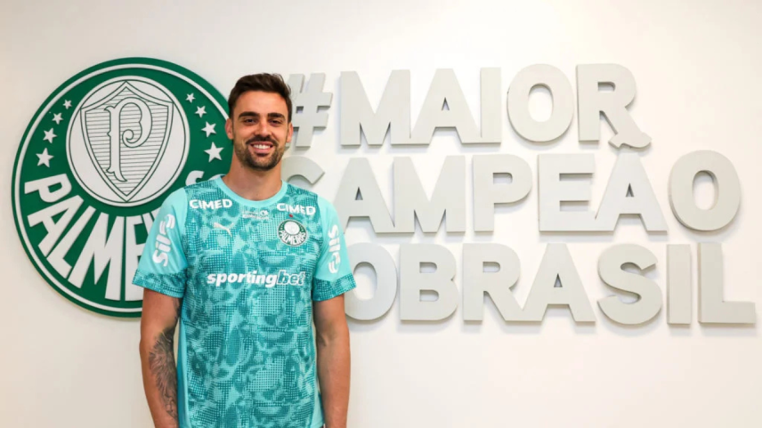 Palmeiras anuncia goleiro Bruno Bertinato, jogador ex-Portuguesa