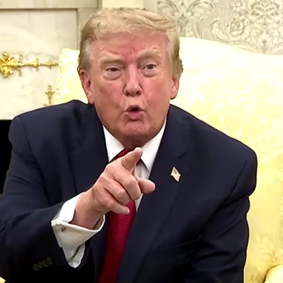 VÍDEO: Trump manda repórter ficar quieta durante pergunta sobre Coreia do Sul
