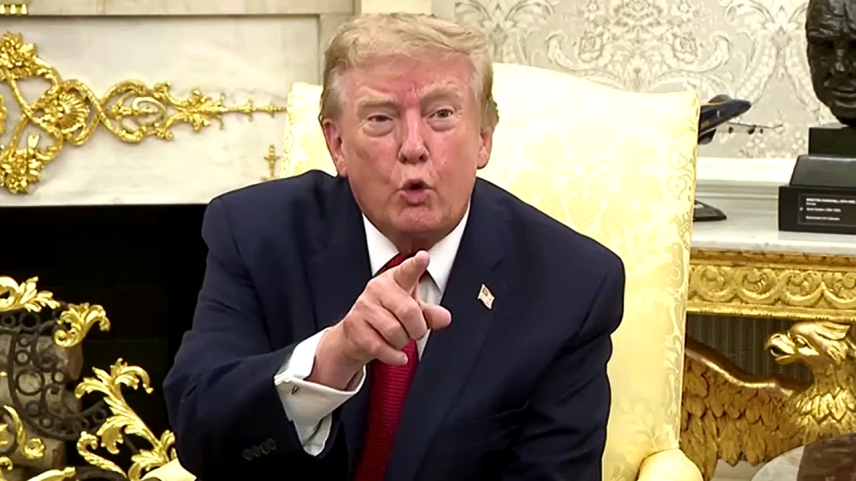VÍDEO: Trump manda repórter ficar quieta durante pergunta sobre Coreia do Sul