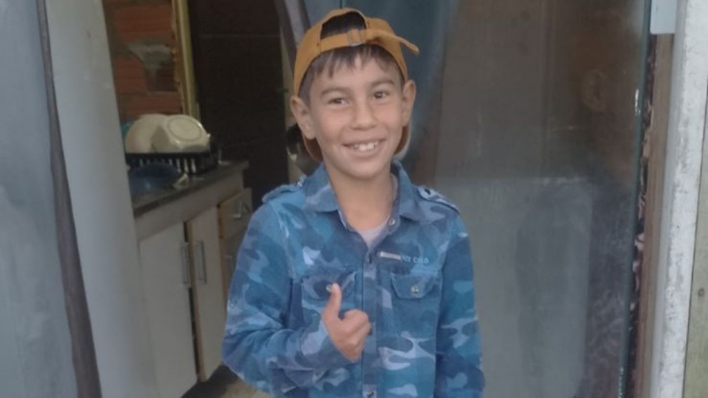 Menino de 8 anos morre durante a tempestade no RS. | Reprodução/Redes sociais