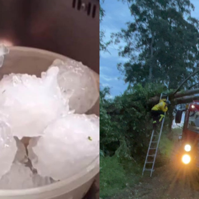 Tempestades causam estragos no RS e em SC; uma criança morre