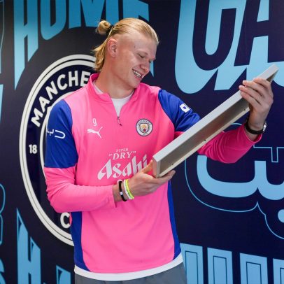 Haaland recebe quatro certificados do Guinness por recordes quebrados