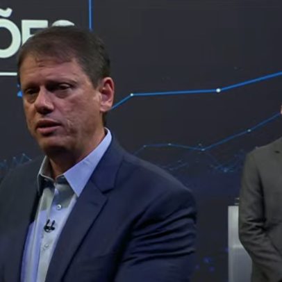 Tarcísio insinua ligação de Haddad com o crime organizado; petista rebate