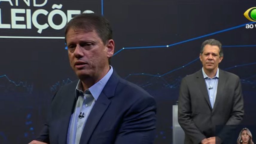 Tarcísio acusa Haddad de ligação com crime organizado; petista rebate