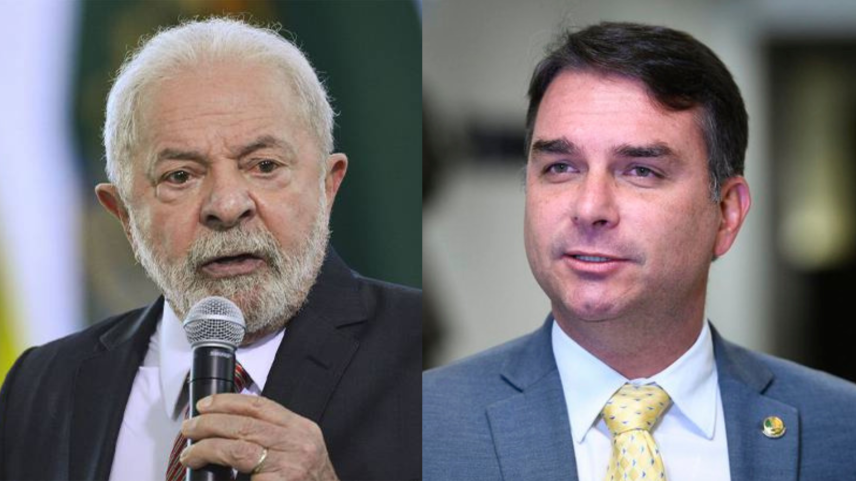 Lula tem rejeição maior que Flávio pela 1ª vez desde março, mostra pesquisa
