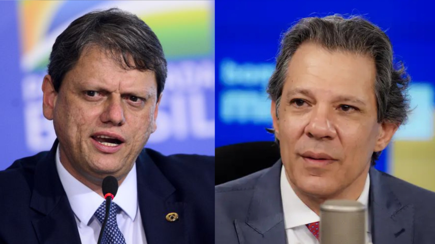 Tarcísio venceria Haddad no 1º turno com 52%, aponta Real Time Big Data