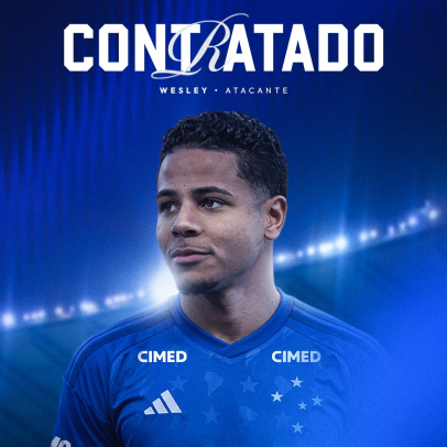 Cruzeiro anuncia Wesley por empréstimo de uma temporada