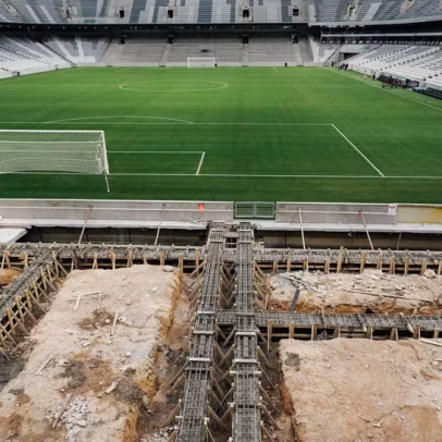 Athletico entra na fase final de obras da arquibancada retrátil