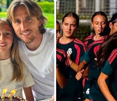 Filha de Luka Modric troca o Milan pelo Real Madrid