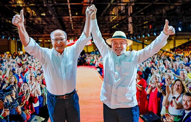 Lula e Alckmin durante o lançamento da campanha | Fotos: Ricardo Stuckert
