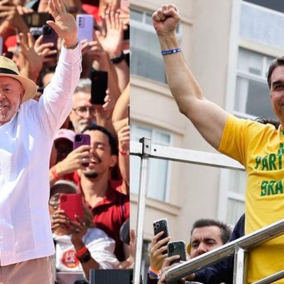 Lula faz ato em BH; Flávio Bolsonaro vai à Baixada Fluminense