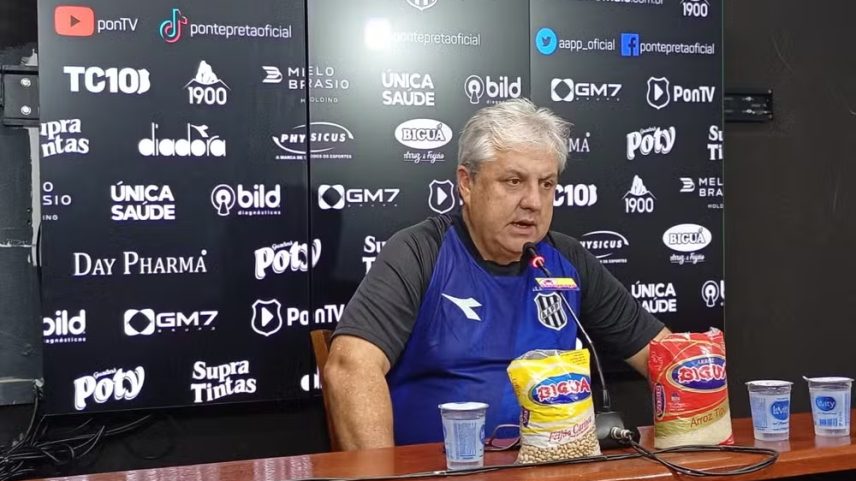Gilson Kleina, novo técnico da Ponte Preta. (Reprodução / Paulo Santa - Ponte Press)