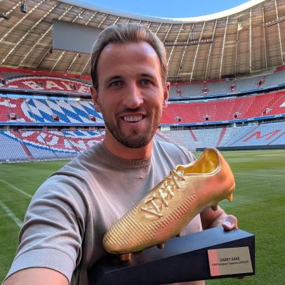 Kane recebe segunda Chuteira de Ouro após temporada de 36 gols