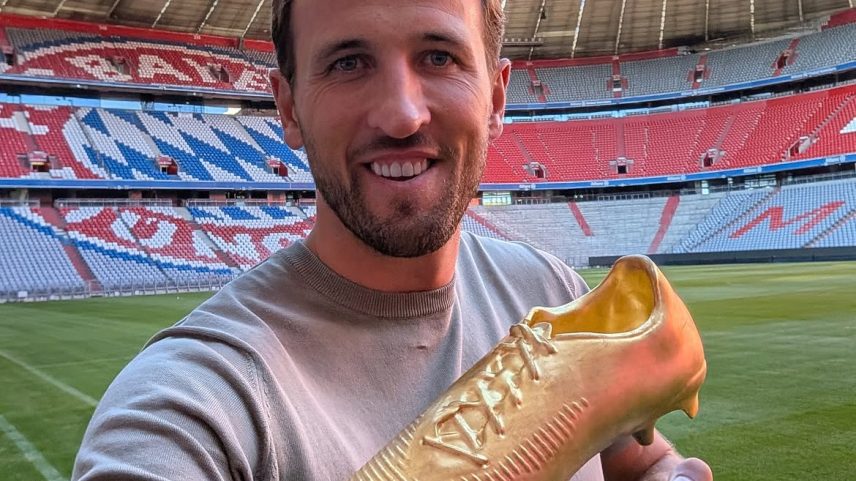 Kane recebe segunda Chuteira de Ouro após temporada de 36 gols