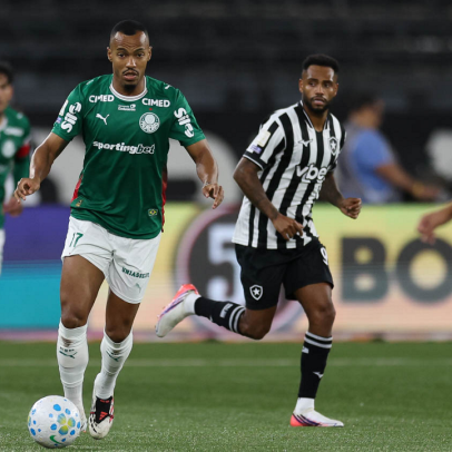 Palmeiras empata com Botafogo e perde liderança do Brasileirão