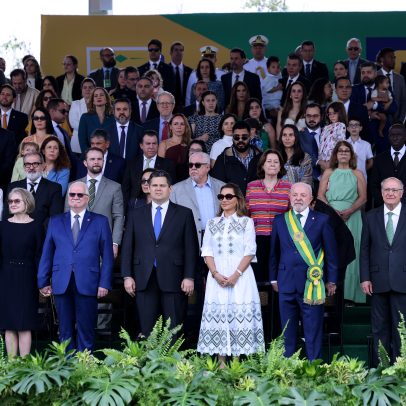 7 de setembro: Lula, Fachin, Motta e Alcolumbre acompanham desfile