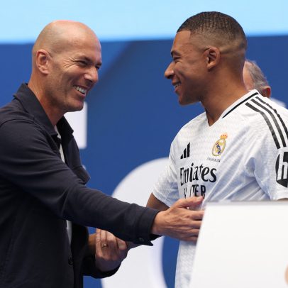 “Parece coisa de filme”: Mbappé fala sobre ser treinado por Zidane