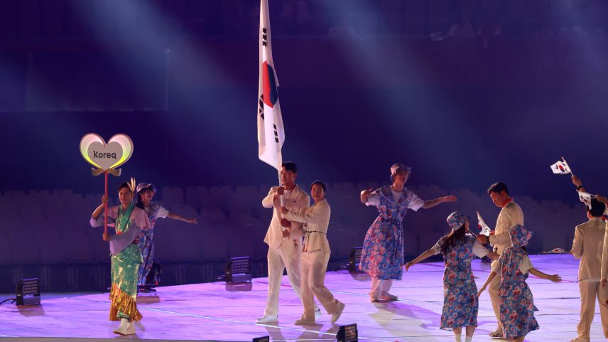 Jogos Asiáticos se desculpam por tocar hino da Coreia do Norte em jogo da Coreia do Sul