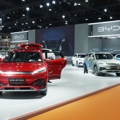 Exportações da BYD disparam 134,5% e aumentam vendas fora da China