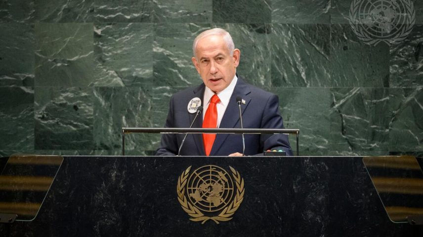 Netanyahu chama de "covardes morais" delegações que deixaram plenário
