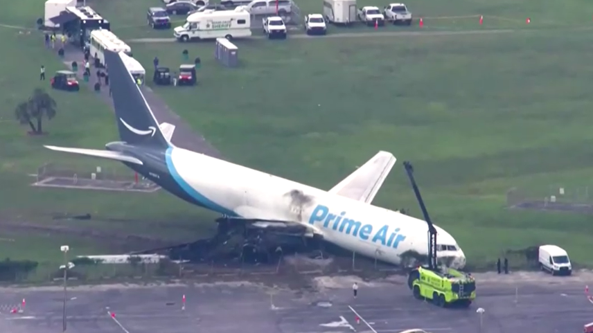 Caixas-pretas de avião da Amazon que saiu da pista nos EUA são recuperadas