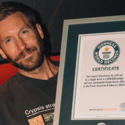Calvin Harris entra para o Guinness Book por apresentação no Brasil