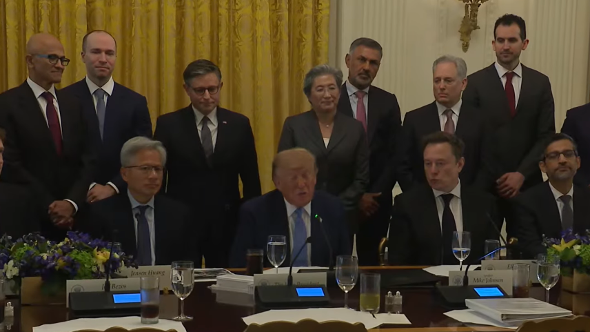 Em reunião com Trump, líderes da IA assinam compromisso de segurança