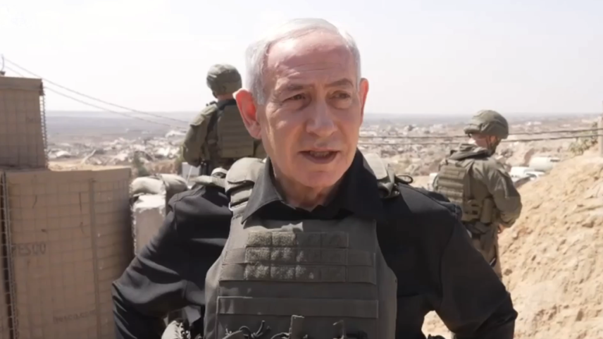 Netanyahu diz que o exército de Israel não deixará a Faixa de Gaza
