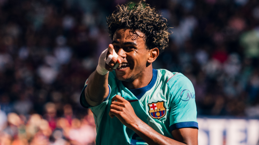 Yamal faz dois, Barcelona bate Levante e segue 100% no Espanhol