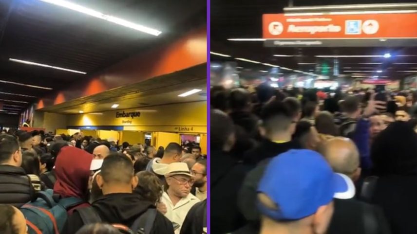 Falha de energia causa lentidão na Linha 4-Amarela do Metrô de SP