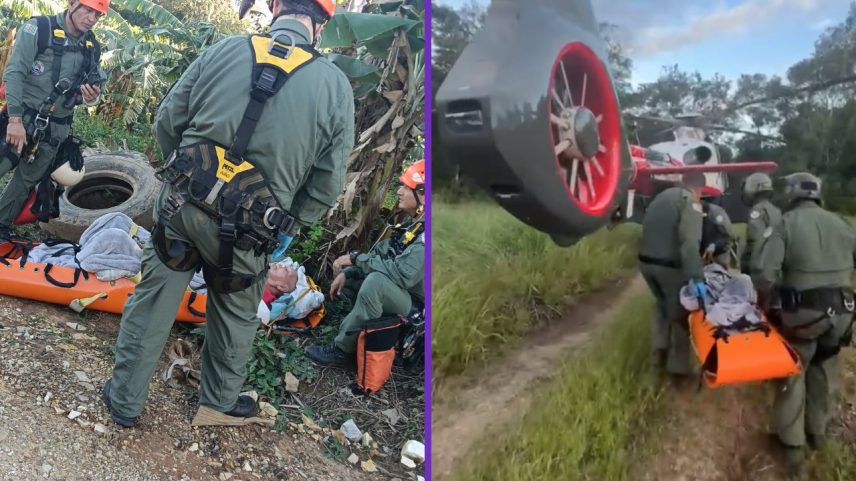 Vídeo: Idoso de 100 anos é resgatado de helicóptero após chuvas em SP
