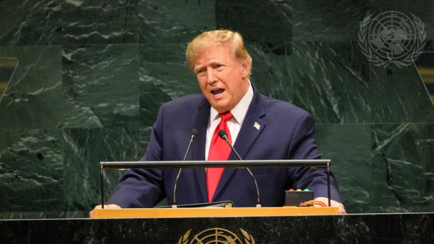 "Irã nunca terá arma militar", diz Trump na Assembleia Geral da ONU