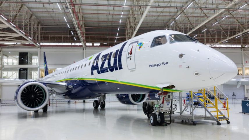 Azul diz que falha no GPS da Embraer cancelou mais de 80 voos