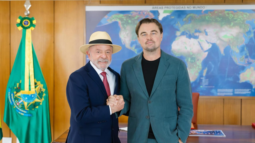 Lula recebe Leonardo DiCaprio para conversa sobre mudanças climáticas
