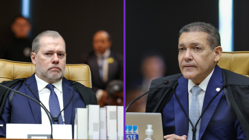 Nunes Marques e Toffoli decidem não votar em julgamento sobre Moraes