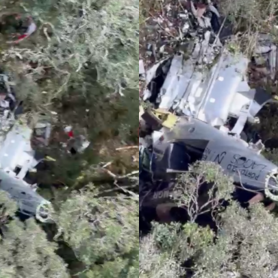 Destroços de helicóptero desaparecido em SC são encontrados; 5 morrem