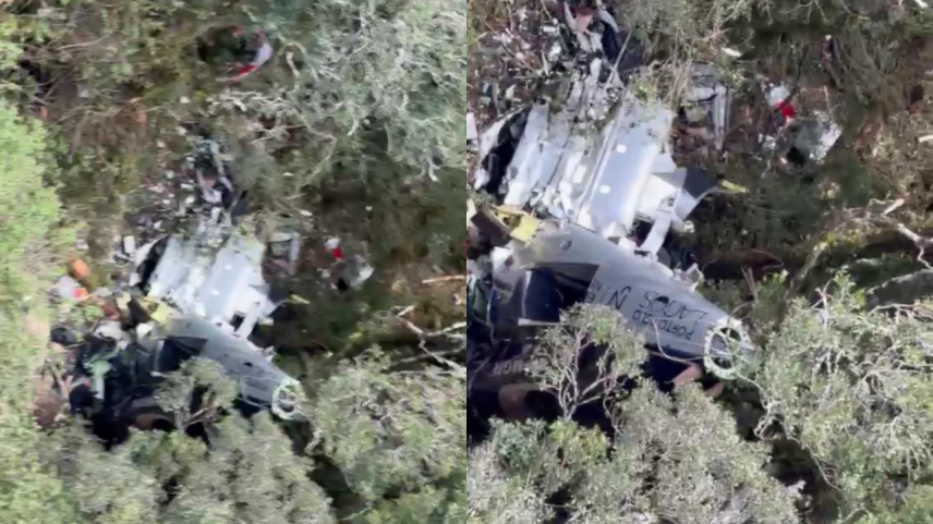 Destroços de helicóptero desaparecido em SC são encontrados; 5 morrem