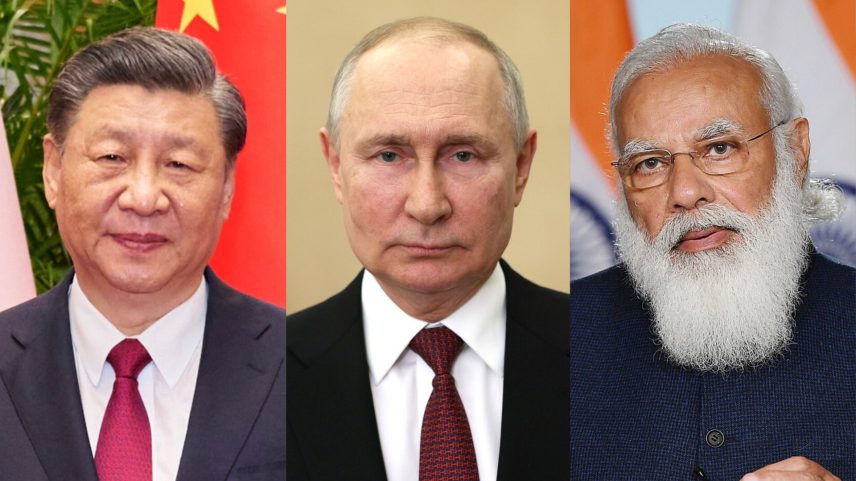 Xi e Modi dizem a Putin que querem ajudar a encerrar guerra na Ucrânia