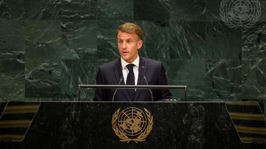 Presidente da França pede que o mundo se mantenha "firme junto à ONU"