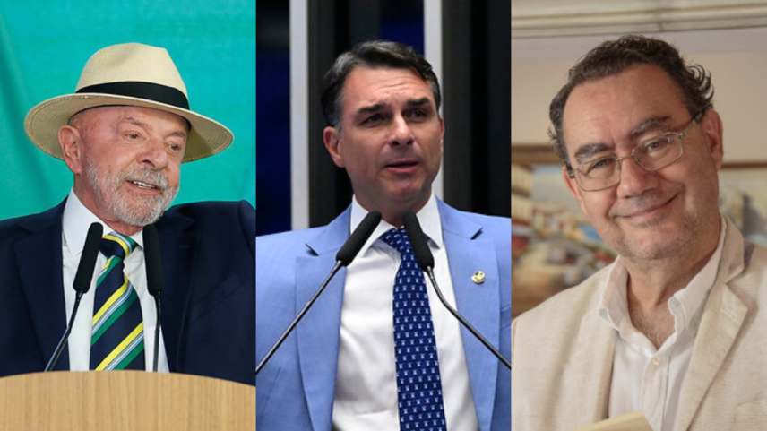 Datafolha: Lula tem 38%, Flávio Bolsonaro 33% e Cury 8% no 1º turno