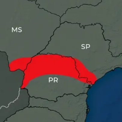 SP, PR e MS entram em alerta para tornados e ventos acima de 90 km/h