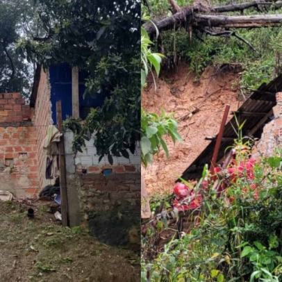 Deslizamento mata família soterrada dentro de casa no Paraná
