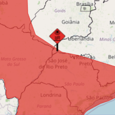 Inmet emite alerta vermelho para onda de calor no Centro-Sul
