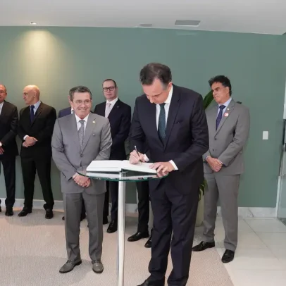 Ex-presidente do Senado, Rodrigo Pacheco toma posse como ministro do TCU