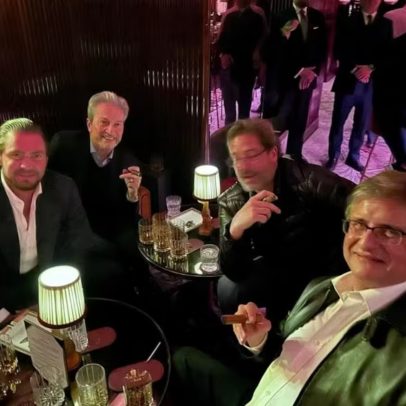 Paulo Gonet aparece fumando charuto com Vorcaro em Londres
